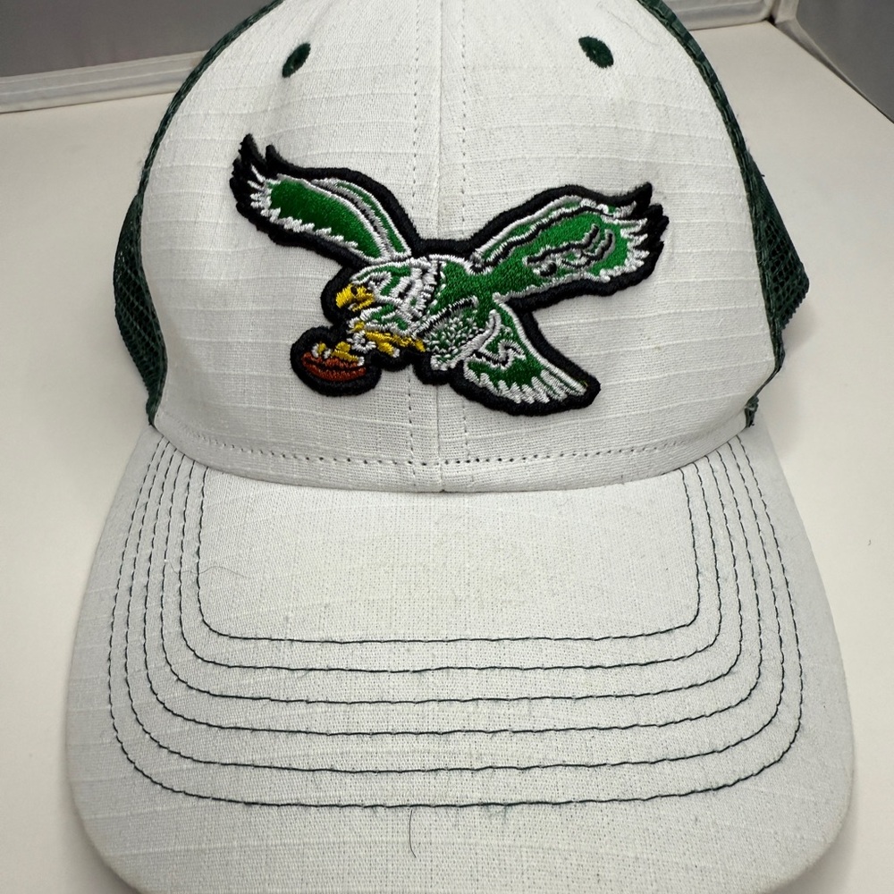Eagles White and Green Cap